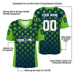 custom seattle seahawks stacked rectangle blue jersey best selling