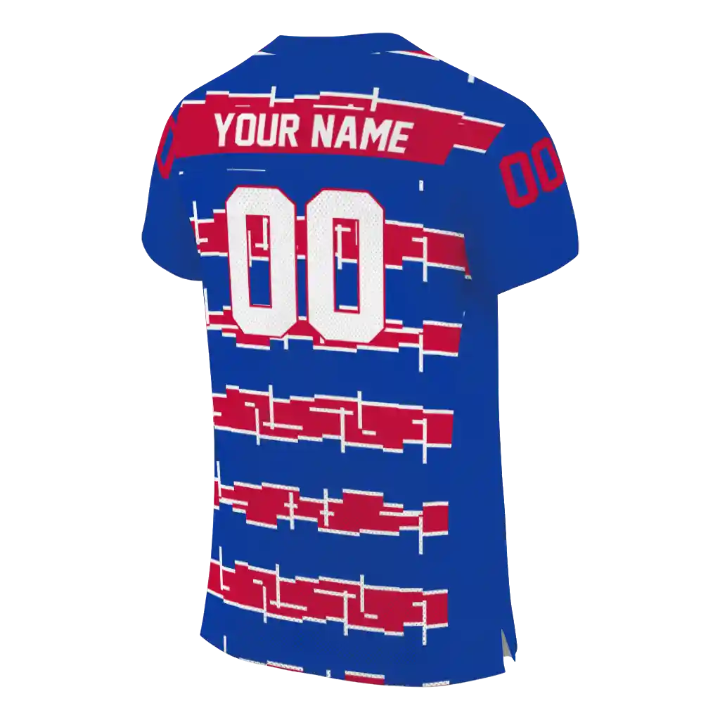 custom smu mustangs layered grids blue jersey high quality custom smu mustangs layered grids blue jersey high quality