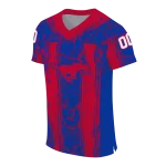 custom smu mustangs rugged stripes blue jersey best selling