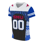 custom smu mustangs tire arrows blue black white jersey best selling