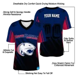 custom south alabama jaguars halftone flow blue black jersey best selling