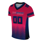 custom south alabama jaguars halftone sweep red black jersey best selling
