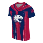 custom south alabama jaguars striped texture blue jersey best selling
