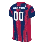 custom south alabama jaguars striped texture blue jersey best selling