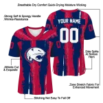 custom south alabama jaguars striped texture blue jersey best selling