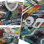 custom south alabama jaguars tribal face jersey best selling