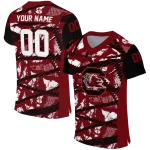 custom south carolina gamecocks camo shatter garnet jersey best selling