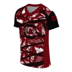 custom south carolina gamecocks camo shatter garnet jersey best selling
