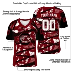 custom south carolina gamecocks camo shatter garnet jersey best selling