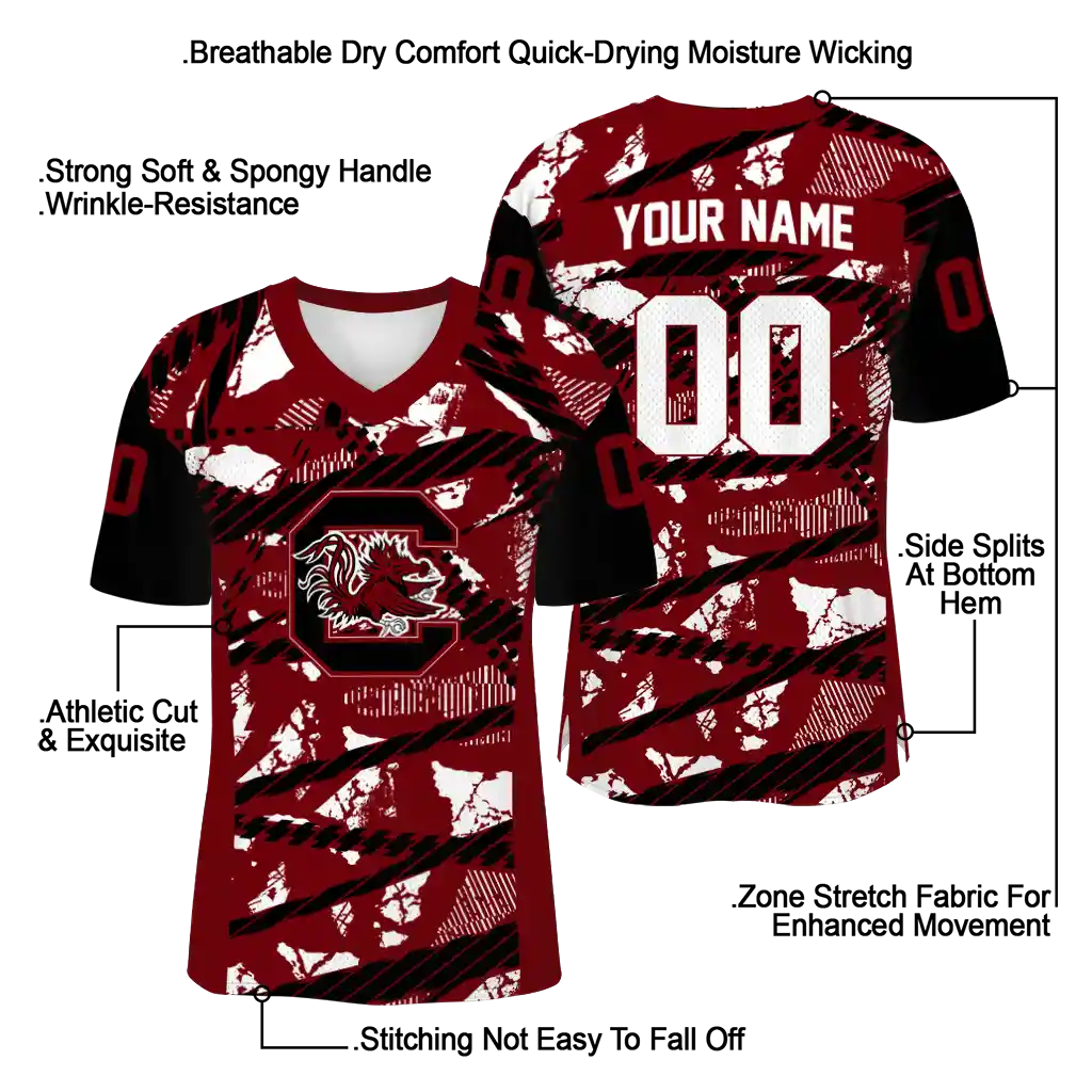 custom south carolina gamecocks camo shatter garnet jersey latest model custom south carolina gamecocks camo shatter garnet jersey latest model