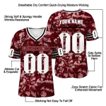 custom south carolina gamecocks camouflage abstract garnet jersey best selling
