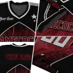 custom south carolina gamecocks halftone slant garnet black jersey best selling
