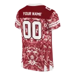 custom south carolina gamecocks mirrored pattern garnet jersey best selling