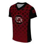custom south carolina gamecocks stacked rectangle garnet jersey best selling