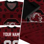 custom south carolina gamecocks stacked rectangle garnet jersey best selling