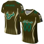 custom south florida bulls dynamic dots gold jersey best selling