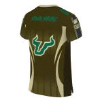 custom south florida bulls dynamic dots gold jersey best selling
