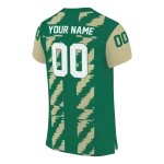 custom south florida bulls stripe block green jersey best selling