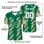 custom south florida bulls stripe block green jersey best selling