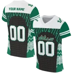 custom south florida bulls tire arrows green black white jersey best selling