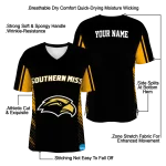 custom southern miss golden eagles halftone flow black jersey best selling