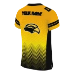 custom southern miss golden eagles halftone sweep gold black jersey best selling