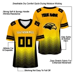 custom southern miss golden eagles halftone sweep gold black jersey best selling