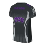 custom tcu horned frogs dynamic dots grey jersey best selling