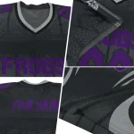 custom tcu horned frogs dynamic dots grey jersey best selling