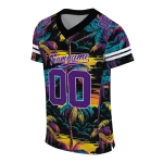 custom tcu horned frogs sundown palm jersey best selling