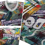 custom tcu horned frogs tribal face jersey best selling