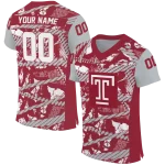 custom temple owls camo shatter red jersey best selling