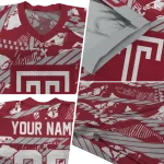 custom temple owls camo shatter red jersey best selling
