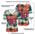 custom temple owls horizon palm sunset jersey best selling