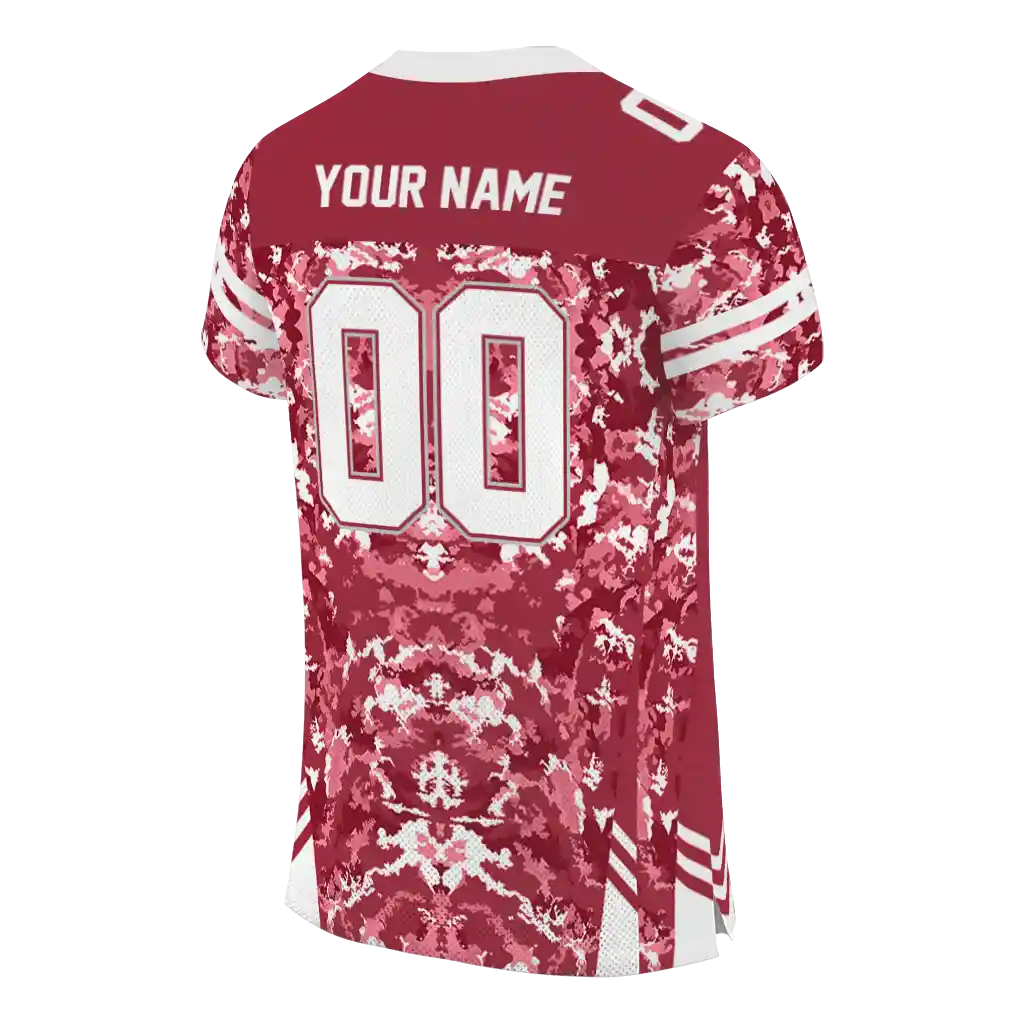 custom temple owls mirrored pattern red jersey high quality custom temple owls mirrored pattern red jersey high quality