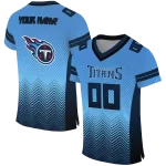 custom tennessee titans halftone sweep blue black jersey best selling