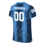 custom tennessee titans rugged stripes navy jersey best selling