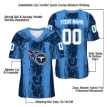 custom tennessee titans rugged stripes navy jersey best selling