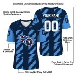 custom tennessee titans stripe block navy jersey best selling