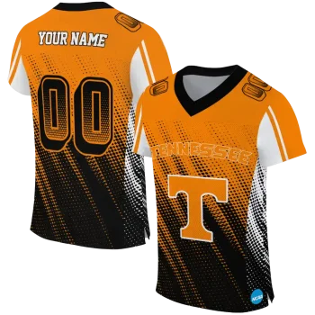 custom tennessee volunteers halftone flow orange black jersey best selling