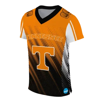 custom tennessee volunteers halftone flow orange black jersey fashion forward