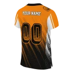 custom tennessee volunteers halftone flow orange black jersey best selling