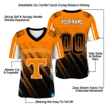 custom tennessee volunteers halftone flow orange black jersey best selling