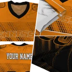 custom tennessee volunteers halftone flow orange black jersey best selling