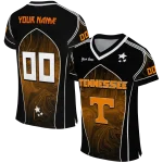 custom tennessee volunteers halftone slant orange black jersey best selling