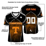 custom tennessee volunteers halftone slant orange black jersey best selling