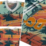 custom tennessee volunteers horizon palm sunset jersey best selling