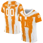 custom tennessee volunteers striped texture orange jersey best selling