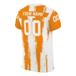 custom tennessee volunteers striped texture orange jersey best selling