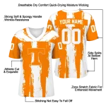 custom tennessee volunteers striped texture orange jersey best selling